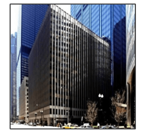 A picture of a city with lots of tall buildings