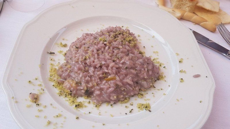 Risotto mit Rote Bete
