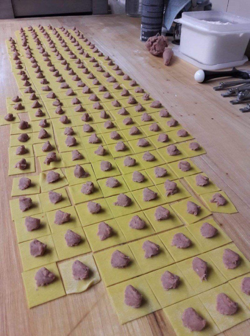 gefüllte Ravioli
