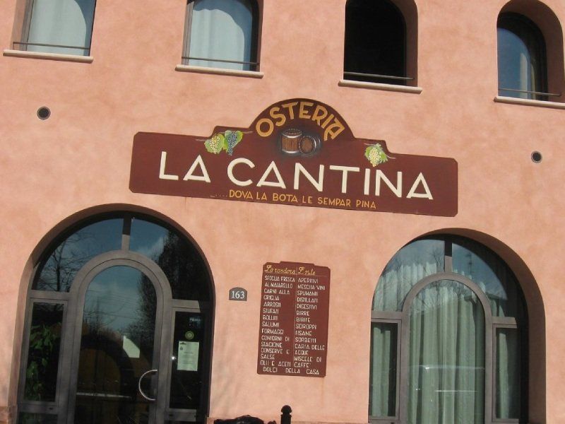 Außenbereich Osteria La Cantina