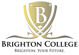 The logo for brighton college says brighton your future