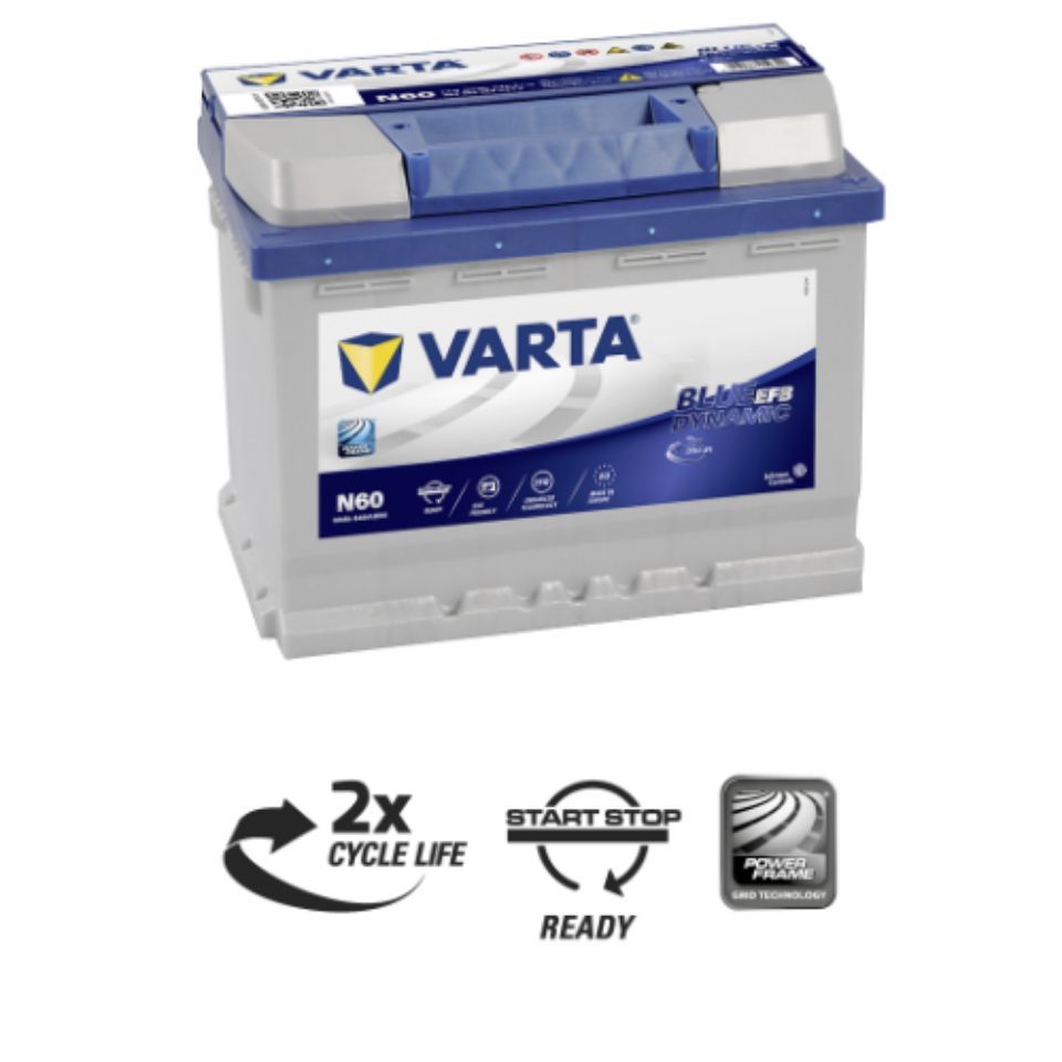 Batteria auto Varta N60