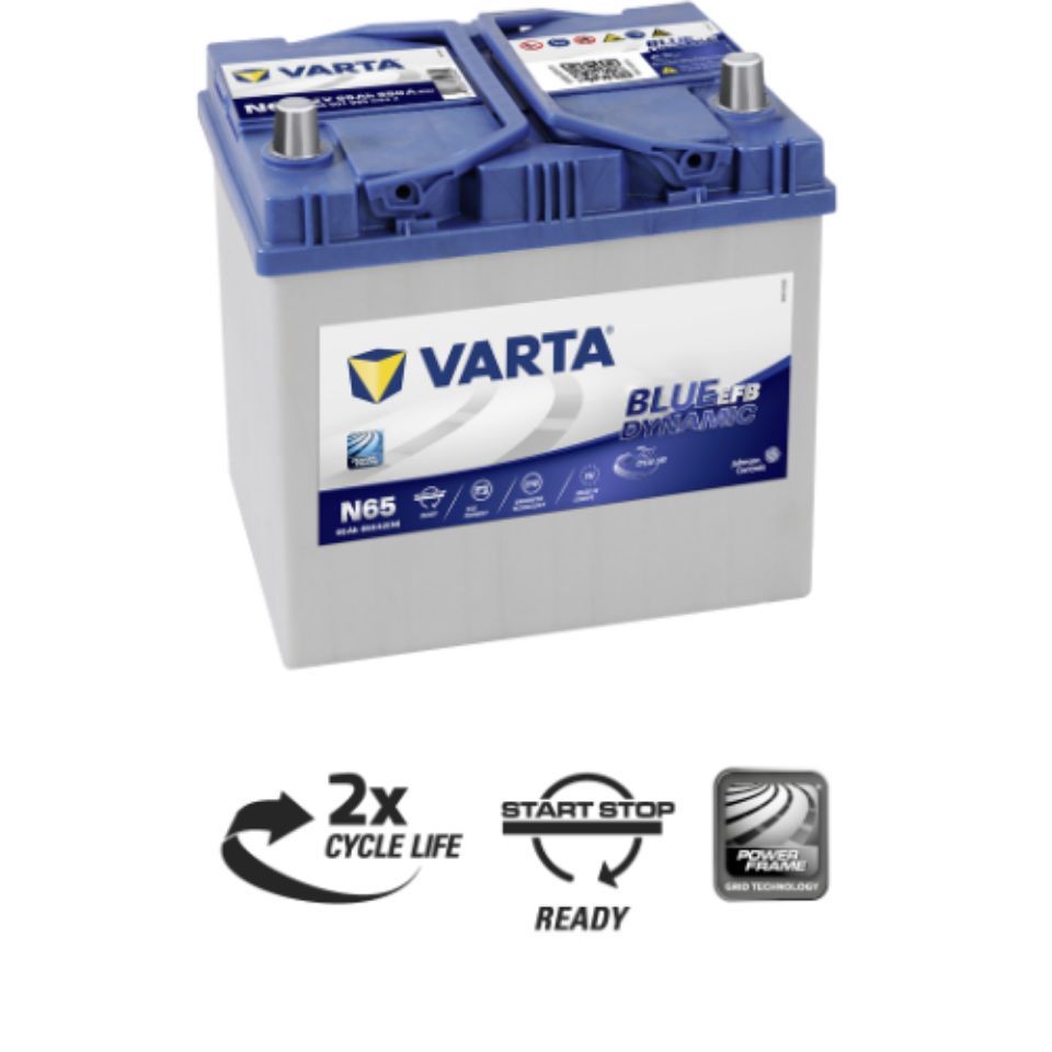Batteria auto Varta N65