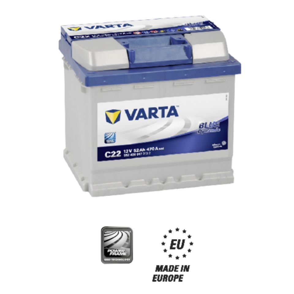 Batteria auto Varta C22