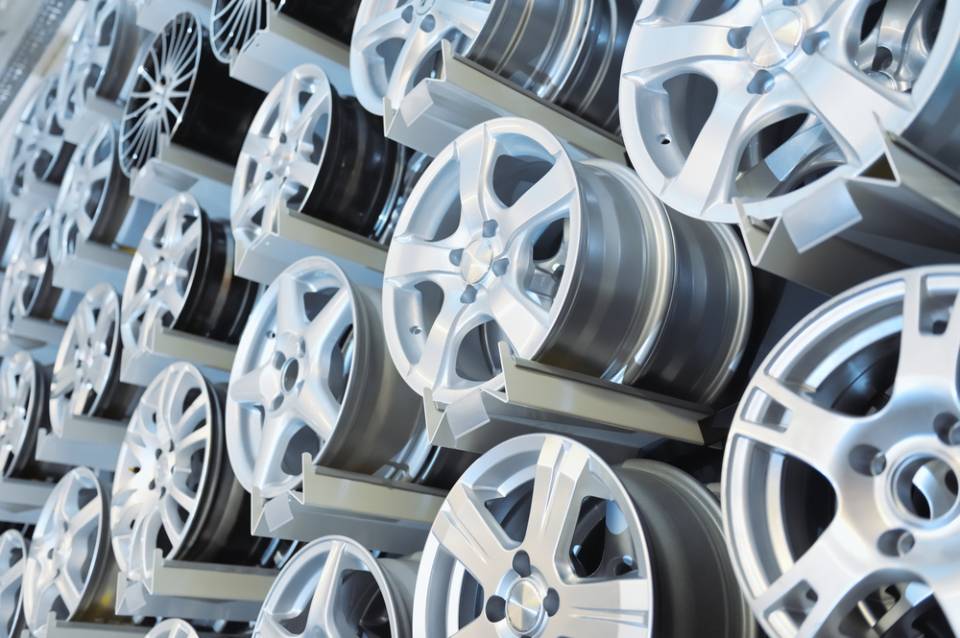 Assortimento di cerchioni per auto