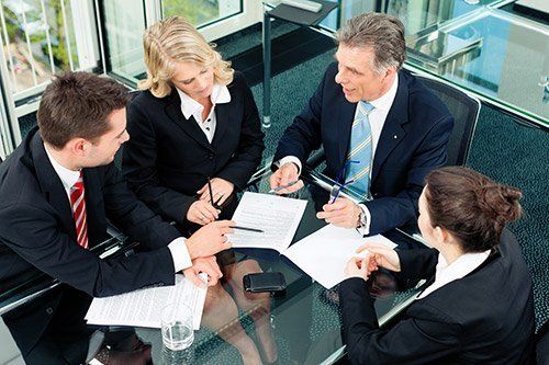 Professional in a meeting