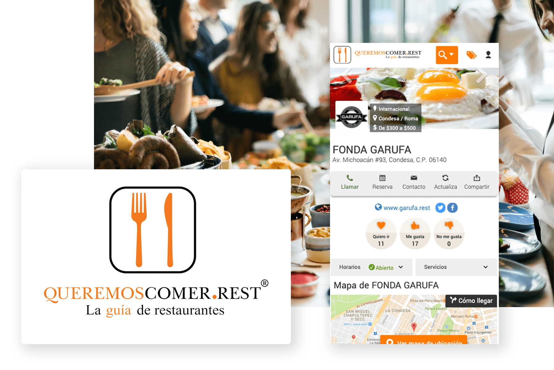 ecommerce queremos comer la guia de restaurantes