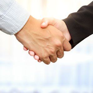 business hand shake image