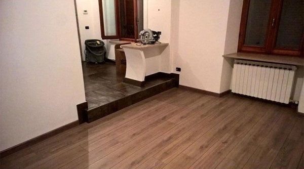 Dettaglio pavimento in legno