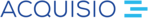 Logotipo de ACQUISIO en texto azul con un icono azul estilizado sobre un fondo blanco.