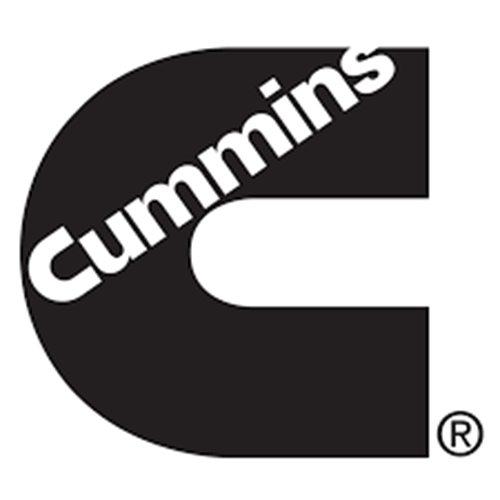Cummins logo: a black