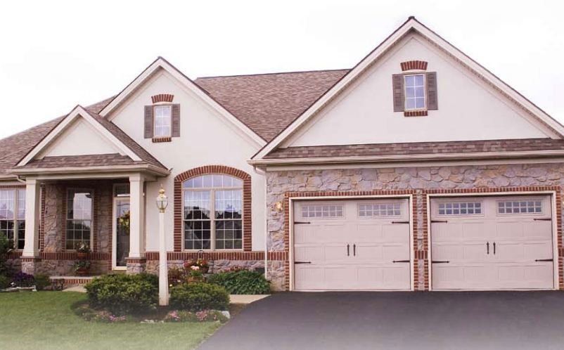 Two White Garage Door — Central Square, NY — Bonnet Sales & Service, Inc.