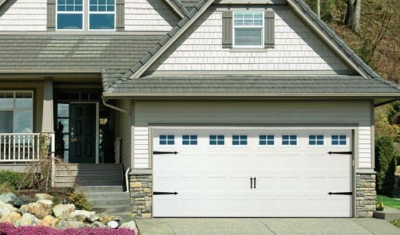 Wooden White Garage Door — Central Square, NY — Bonnet Sales & Service, Inc.