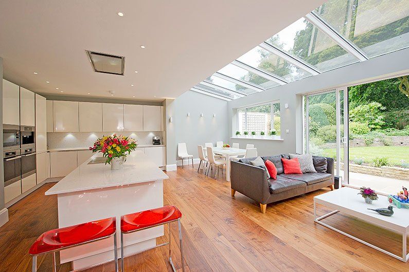 Single storey rear etension in Wimbledon Village