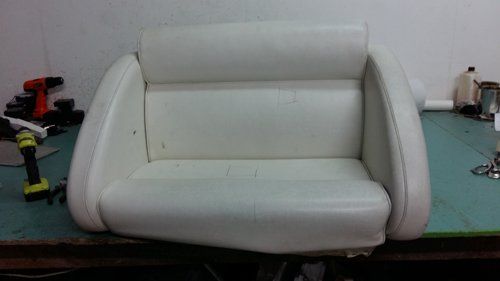 sedile doppio bianco
