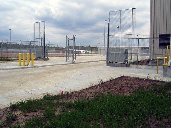 Industrial Facility with Fence — Pascagoula, MS — Gulf Coast Fence Co.
