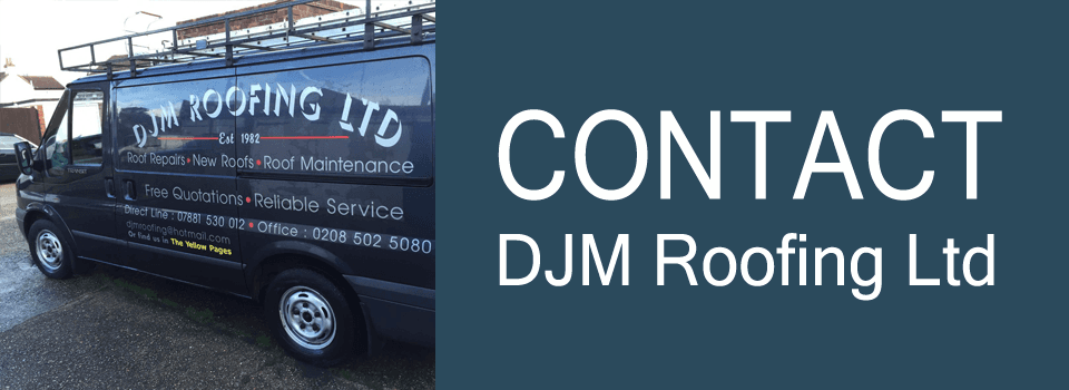 DJM Roofing van
