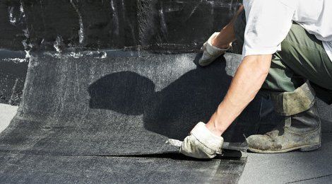 flat roof installation