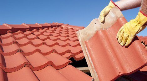 roof being replaced