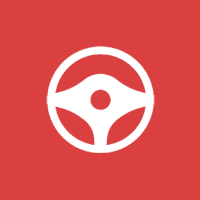 Vector of a steering wheel