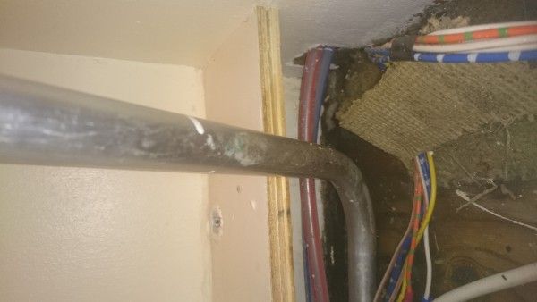 Pipe lifted corrosion