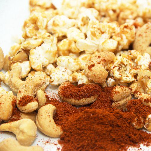 Cayenne Cashew Toffee Popcorn