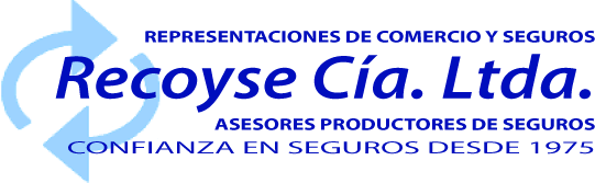 Un logotipo para una empresa llamada recogse cia ltda.