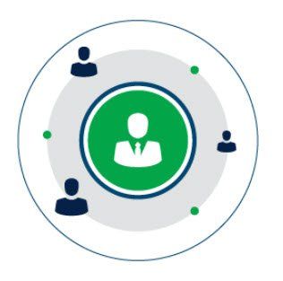 Un grupo de personas están conectadas entre sí formando un círculo.