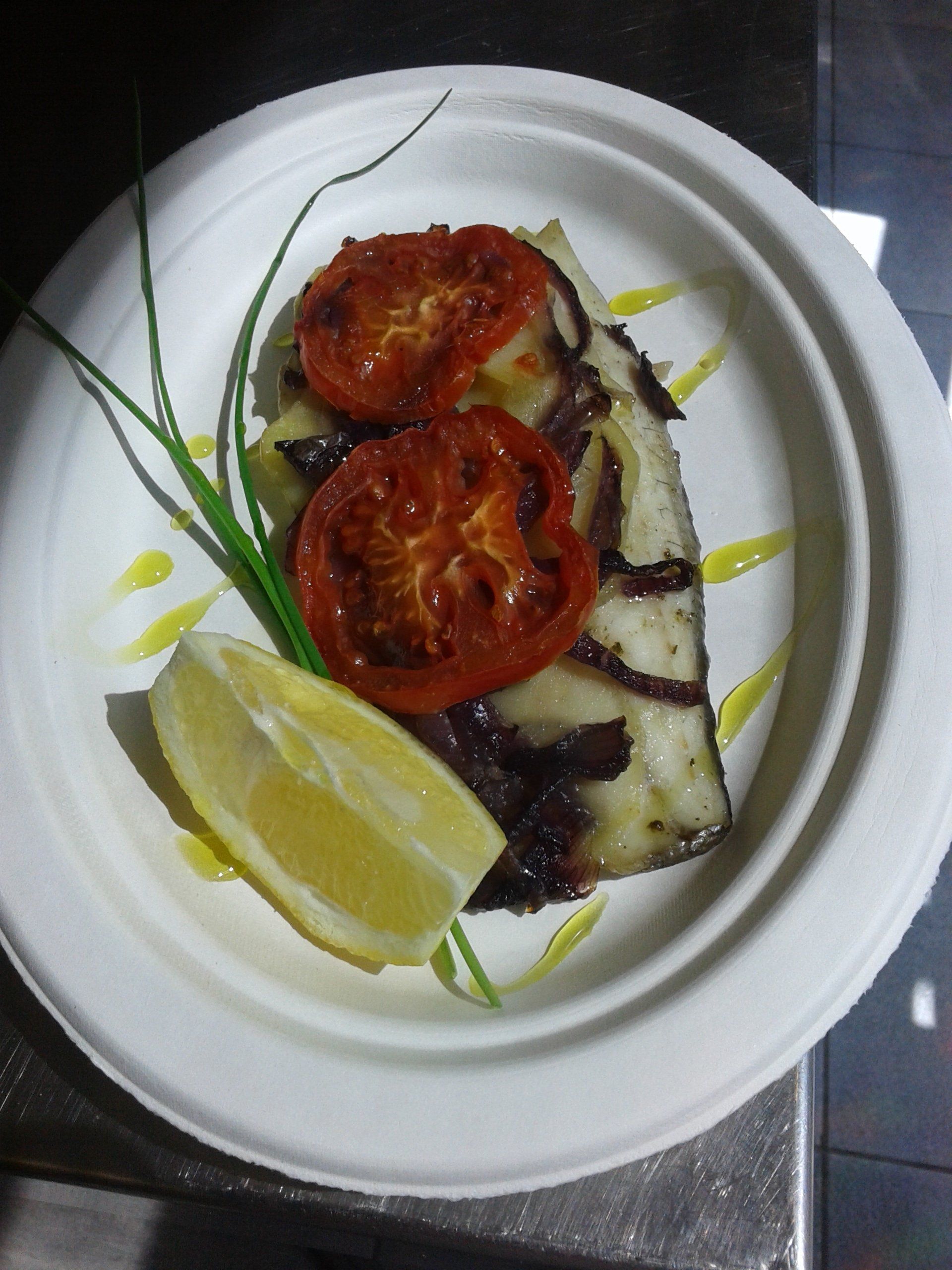 pesce con limone