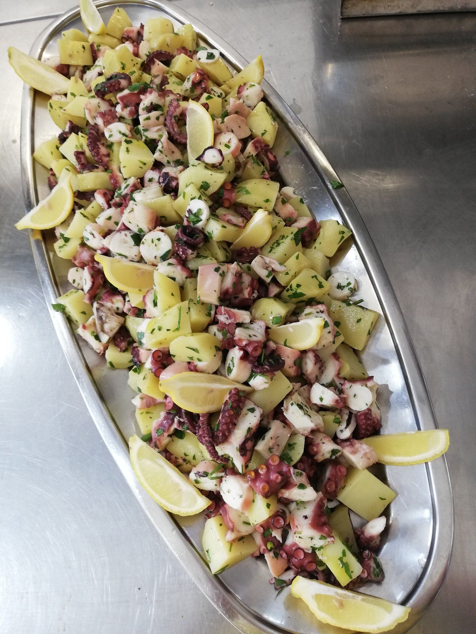 polpo con patate