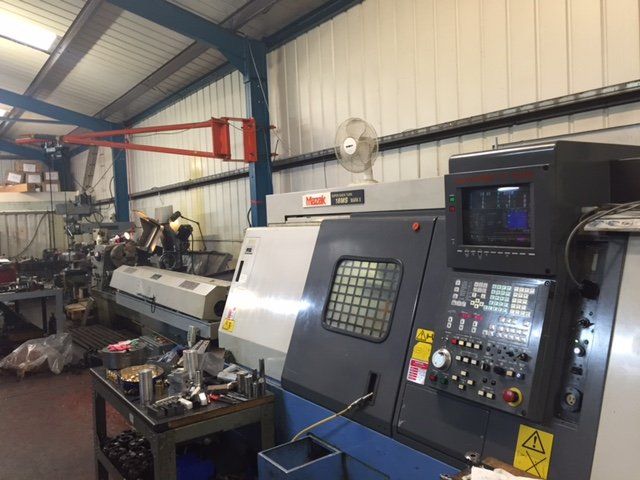 Mazak SQT18MS MK2 CNC Lathe with Multifeed 3-80 Bar Feed