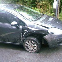 Damaged car