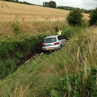 Car in an accident
