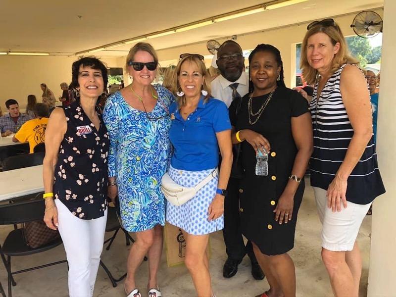 Katherine Waldron (District: 93) out meeting community members.