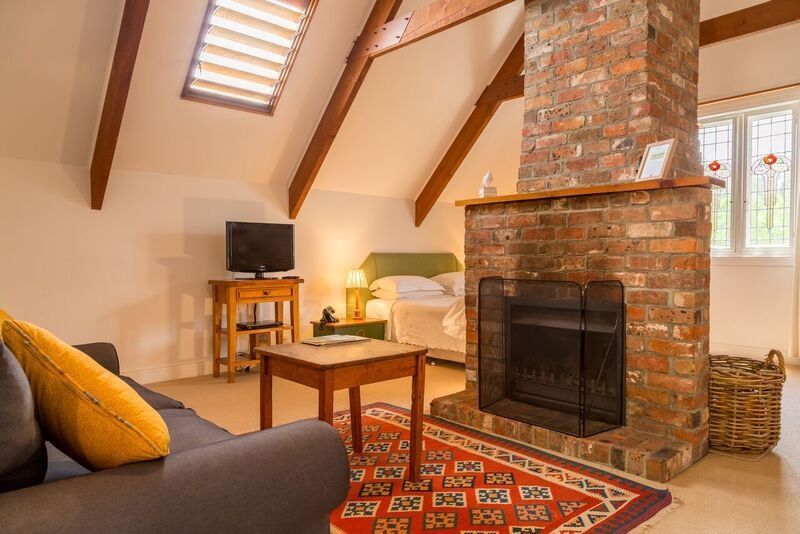 gable fireplace