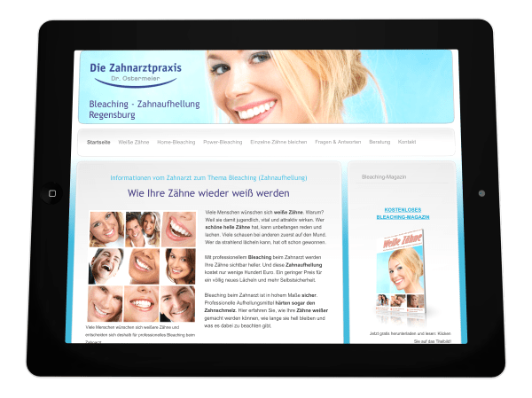 Bleaching (Zahnaufhellung) in Nittendorf bei Regensburg