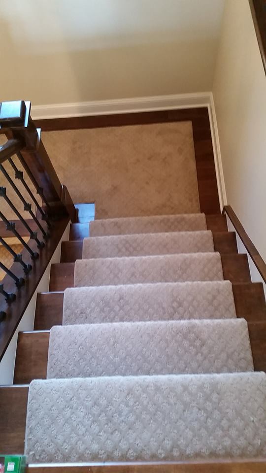 Carpet Fitter — Double Foyer Stairs in Hamburg, NY