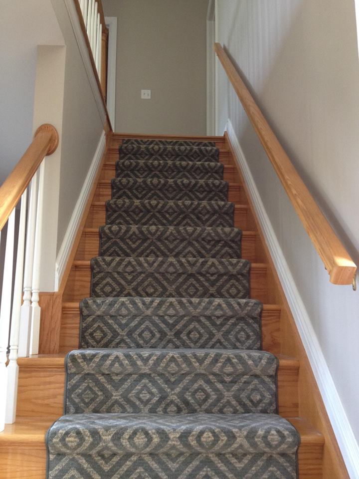Classic Tile — Carpeted Stairs in Hamburg, NY