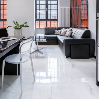 Showroom — Tiled Living Room in Hamburg, NY