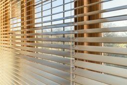 wooden blinds