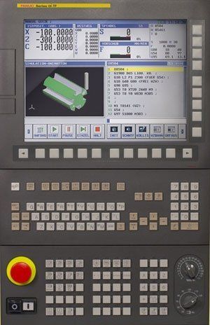 Fanuc system keypad and m/c panel