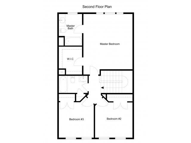 second floor plan