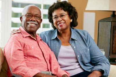 Happy Senior Couple Smiling - Juanita E. Rhodes, DDS, PC in Washington, DC Happy Senior Couple Smiling - Juanita E. Rhodes, DDS, PC in Washington, DC