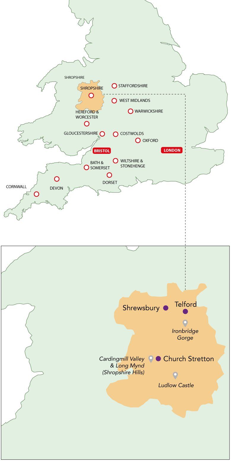 Britain's Best Heritage Tours in Shropshire Britain's Best Heritage Tours in Shropshire