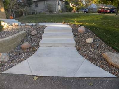 Wide Flared Walkway Wide Flared Walkway