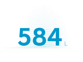 The number 574 is written in blue on a white background.