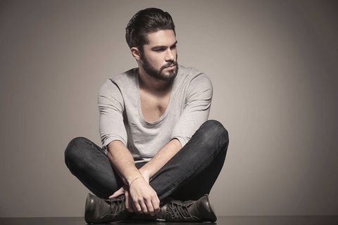 Man Sitting - hair cut, makeover, beauty salon in Greeley, CO
