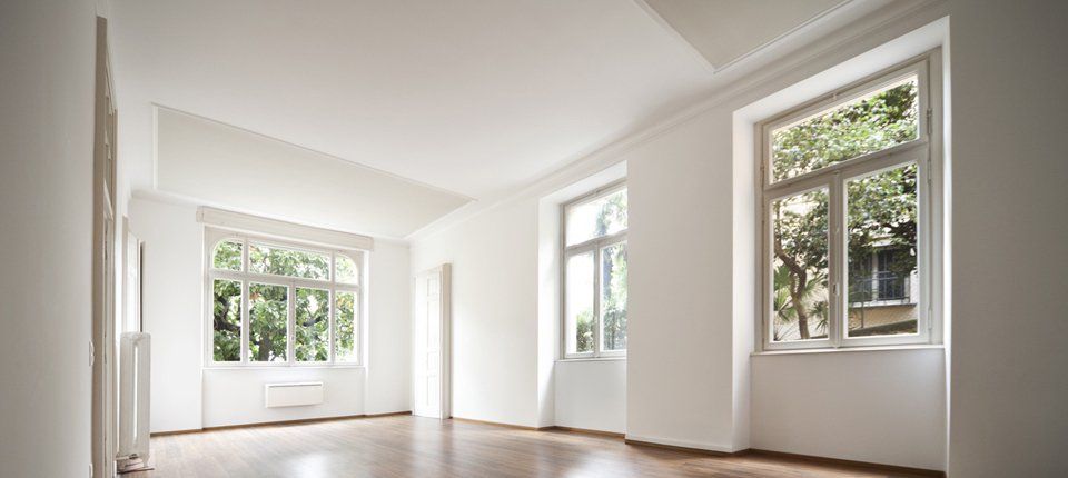 White plastering
