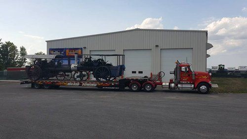 Front of Big Red Towing with Truck - Heavy Duty Towing in Syracuse, NY