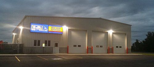 Front of Big Red Towing Building - Heavy Duty Towing in Syracuse, NY